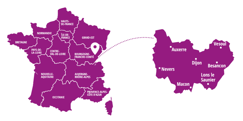 Bourgogne Franche Comte - region